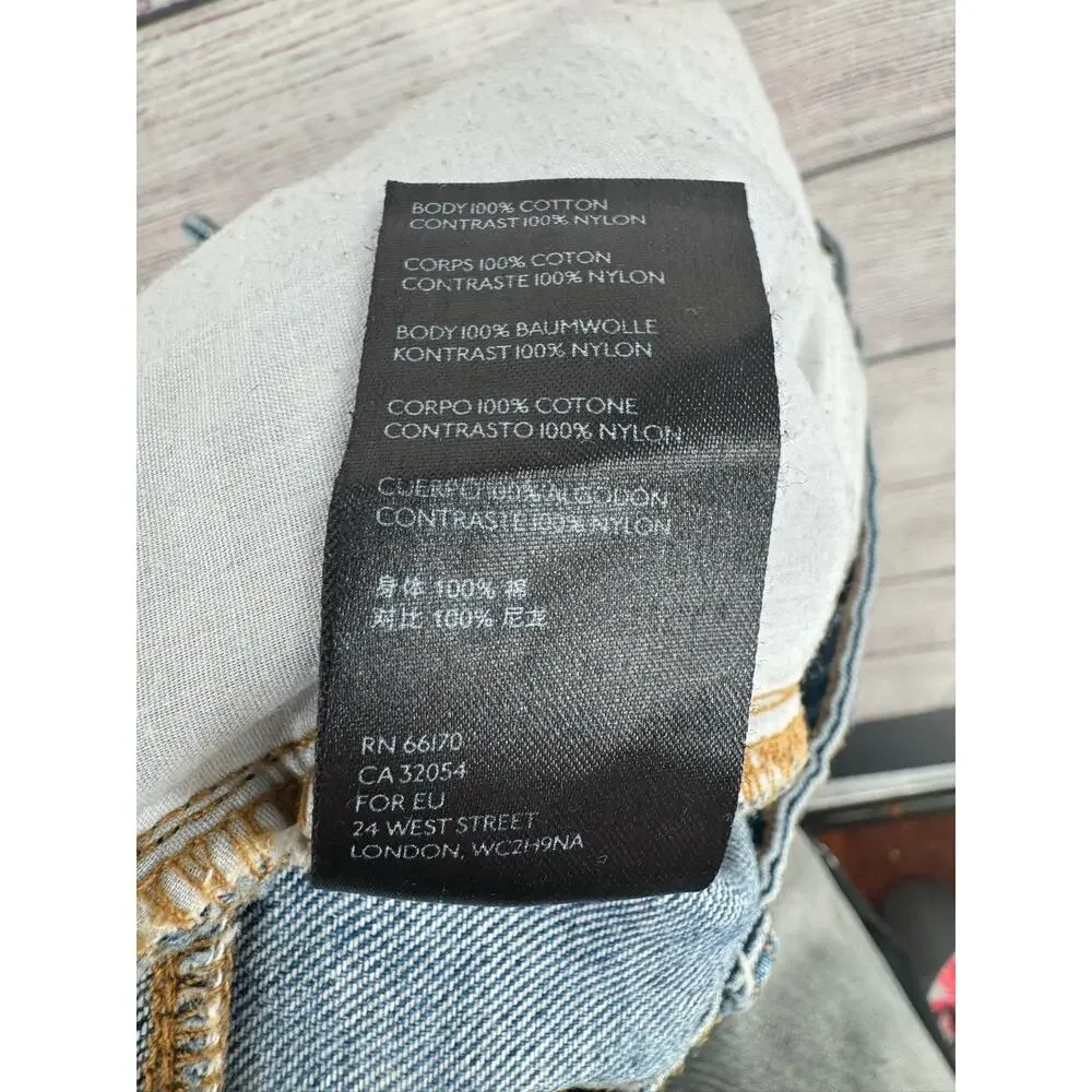 BDG Urban Outfitters Jeans Womens 25‎ Patchwork Nylon Panel Jogger Denim Pants